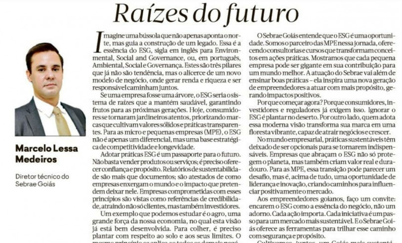 ASN Goiás - Agência Sebrae de Notícias