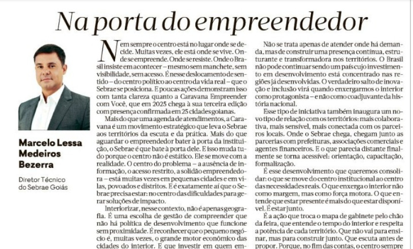 ASN Goiás - Agência Sebrae de Notícias