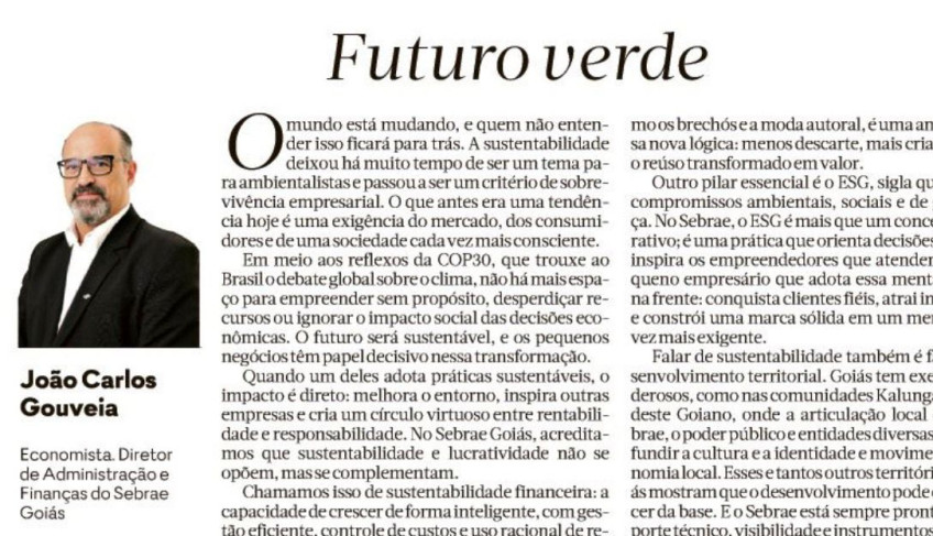 ASN Goiás - Agência Sebrae de Notícias