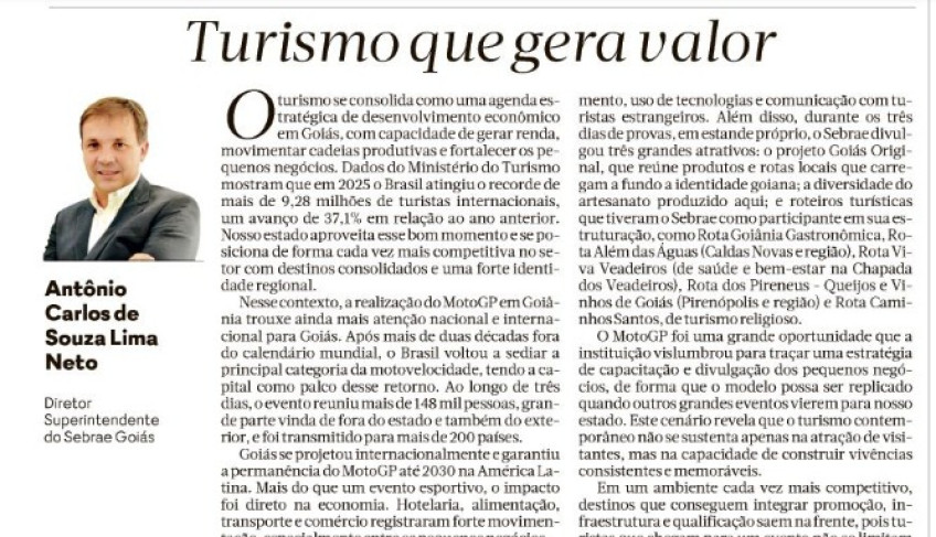 ASN Goiás - Agência Sebrae de Notícias